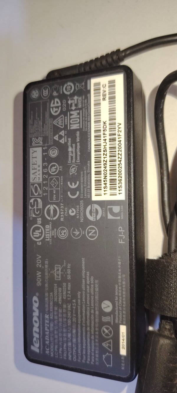 chargeur Lenovo 90W/20V USB – Image 4