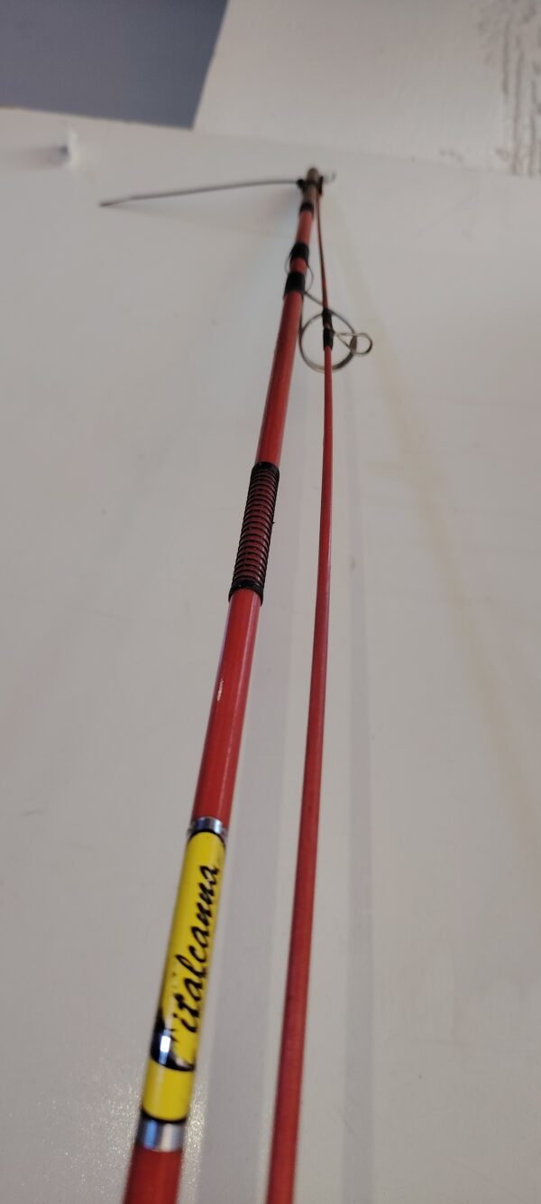 Canne a peche italcanna  2 Pies fibre Glass 1.77m – Image 4