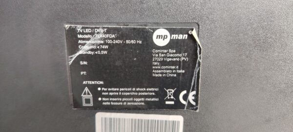 TV mpman TLX40FDA LED LCD 40Pousse – Image 12