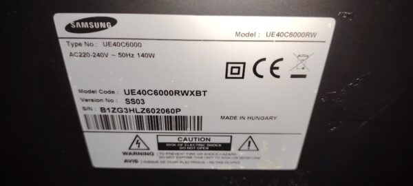 À retenir de la TV SAMSUNG UE40C6000 ocation – Image 5