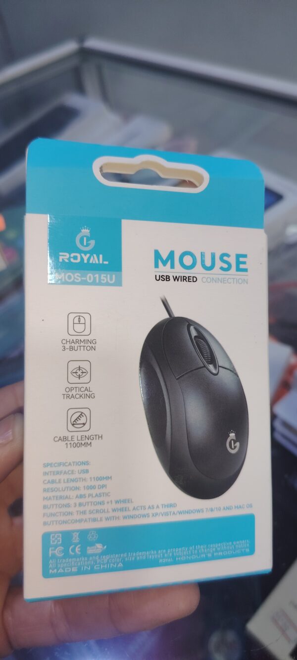 Souris ROYAL normal  Neuf Filaire – Image 3