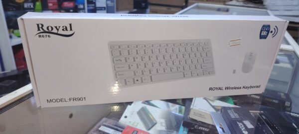 PACK Clavier Souris ROYAL R676 Son fils Neuf – Image 2