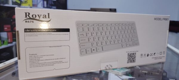 PACK Clavier Souris ROYAL R676 Son fils Neuf – Image 3