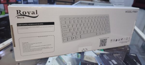 PACK Clavier Souris ROYAL R676 Son fils Neuf – Image 4