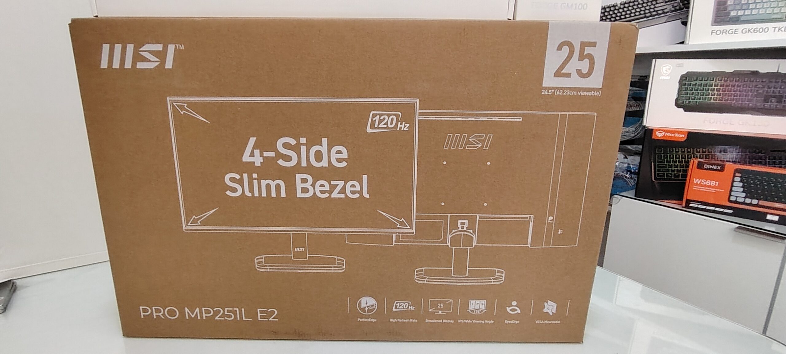 Mouniteur MSI PRO MP251L E2 25″ 120Hz IPS (Neuf)