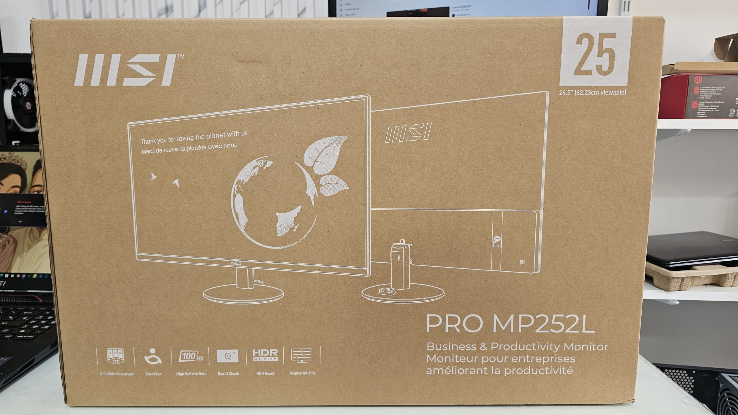 MSI PRO MP252L 24.5″ 100Hz ips 1ms (neuf)