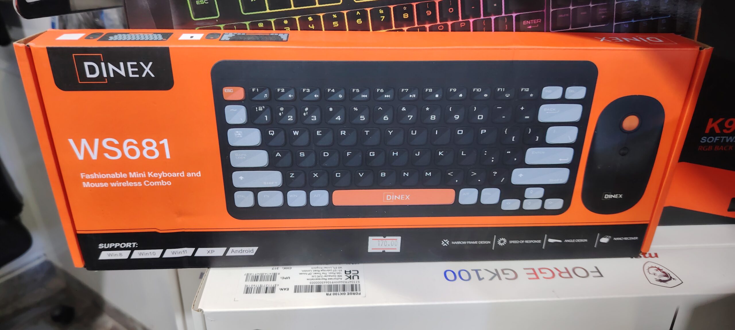 COMBO Clavier Souris DINEX WS681 – Image 2