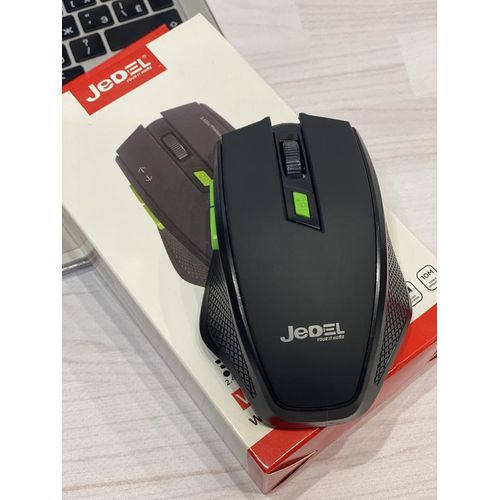 Jedel - Souris Optique GAMING W400 6D sans fil Bluetooth 2,4 GHz - Noir – Image 2