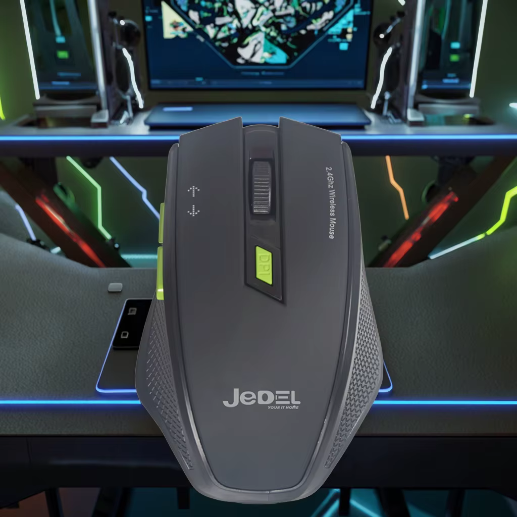 Jedel - Souris Optique GAMING W400 6D sans fil Bluetooth 2,4 GHz - Noir – Image 3